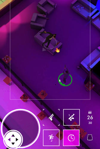 Neon noir: Mobile arcade shooter