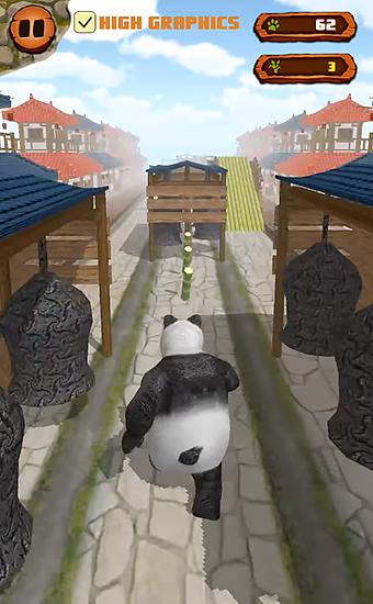 Course du panda: Sautez et courez loin