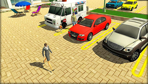 Parking d'autos: Simulateur réel du parking d'autos