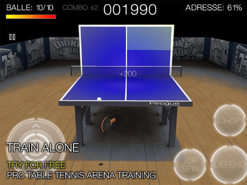 Arène professionnelle: Tennis de table. Ping-pong