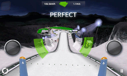 Super sauts en ski du tremplin