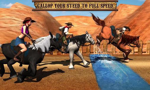 Texas: Courses en chevaux sauvages 3D