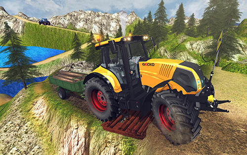 Tractor driver cargo 3D