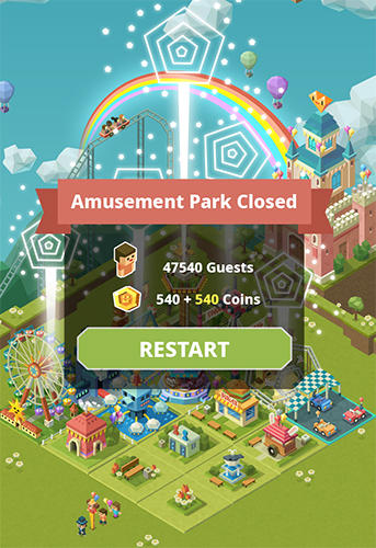 2048 tycoon: Theme park mania