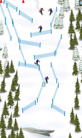Snowboarder alpin