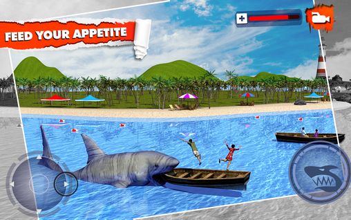 Requin méchant: Simulateur 3D