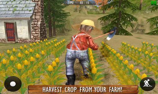 Vie d'un fermier: Simulateur de ferme. Véritable fermier 3D