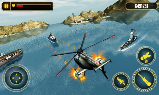 Hélicoptère de combat 3D