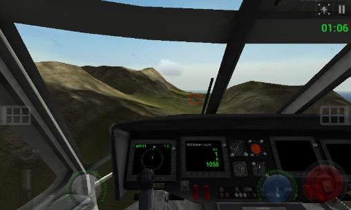 Simulateur de l'hélicoptère 