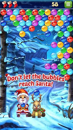 Explosion de Santa: Tir sur les bulles