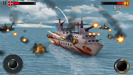 Bataille des navires maritimes de combat 3D
