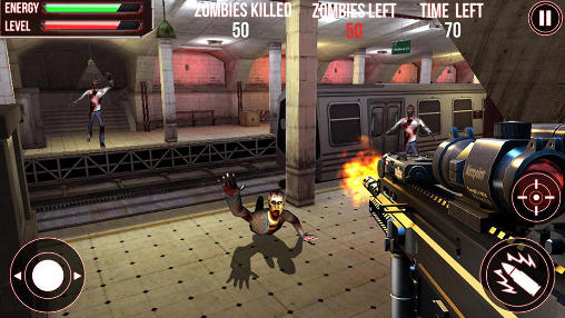 Attaque des zombis dans le métro 3D