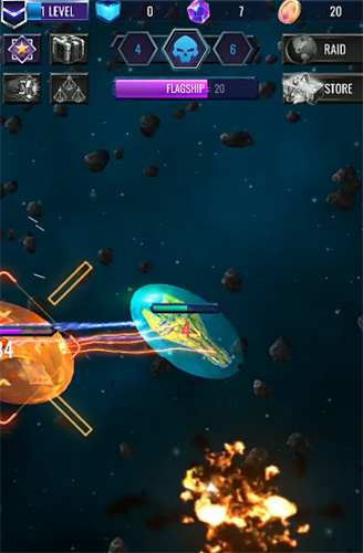 Deep raid: Idle RPG space ship battles