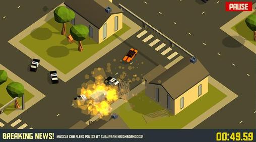 Pako: Simulateur d'une poursuite d'auto