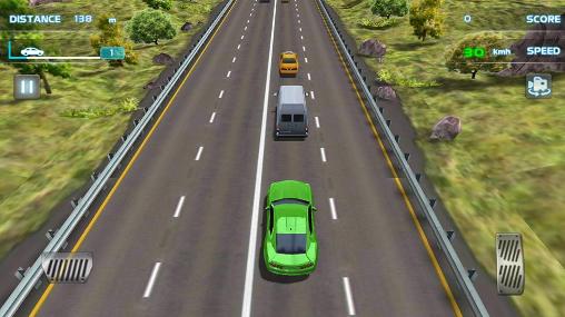 Turbo courses 3D: Nitro auto sur la route