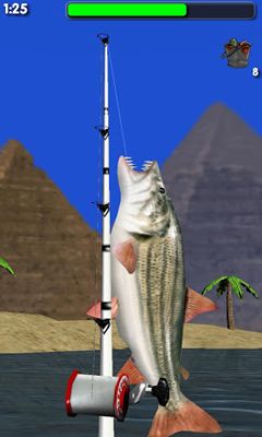 la Pêche dans une grande rivière 3D