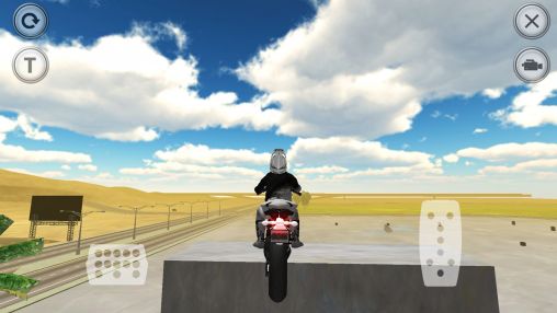 Le coureur de moto extrême 3D