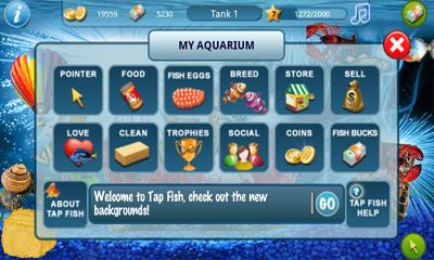 Aquarium avec poissons 