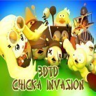 Avec le jeu L'histoire d'oiseau: 3-en-rang 3 pour Android téléchargez gratuitement 3DTD: Chicka invasion sur le portable ou la tablette.