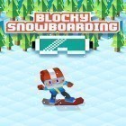 Avec le jeu  pour Android téléchargez gratuitement Blocky snowboarding sur le portable ou la tablette.