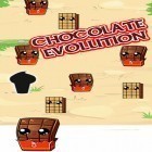 Avec le jeu Soldats Rambo 2: Guerre forestière pour Android téléchargez gratuitement Chocolate evolution: Idle tycoon and clicker game sur le portable ou la tablette.