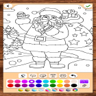 Avec le jeu Gardien du quest  pour Android téléchargez gratuitement Christmas Coloring sur le portable ou la tablette.