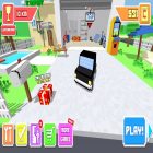 Avec le jeu Le Génie des Eaux pour Android téléchargez gratuitement Crossy Brakes: Blocky Road Fun sur le portable ou la tablette.