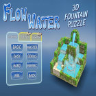 Avec le jeu Drop it! Crazy color puzzle pour Android téléchargez gratuitement Flow Water Fountain 3D Puzzle sur le portable ou la tablette.