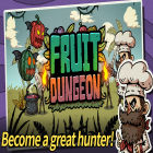 Avec le jeu Appuyez sur la pièce de monnaie  pour Android téléchargez gratuitement Fruit Dungeon - Casual Shooting Game sur le portable ou la tablette.