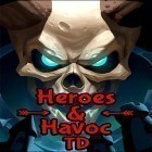 Avec le jeu Zombis stupides 3 pour Android téléchargez gratuitement Heroes and havoc TD: Tower defense sur le portable ou la tablette.