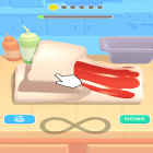 Avec le jeu Angry shark 2017: Simulator game pour Android téléchargez gratuitement King of Steaks - ASMR Cooking sur le portable ou la tablette.