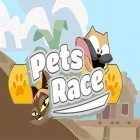Avec le jeu School bus: Up hill driving pour Android téléchargez gratuitement Pets race: Fun multiplayer racing with friends sur le portable ou la tablette.