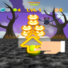 Avec le jeu Equipe des monstres  pour Android téléchargez gratuitement Pumpkins vs Tennis Knockdown sur le portable ou la tablette.
