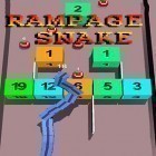 Avec le jeu Pac-Man: Championnat DC pour Android téléchargez gratuitement Rampage snake sur le portable ou la tablette.