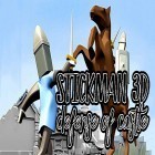 Avec le jeu Warrior Zombie Shooter pour Android téléchargez gratuitement Stickman 3D: Defense of castle sur le portable ou la tablette.