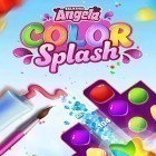 Avec le jeu Coq qui a de forts dents contre les zombis extra-terrestres pour Android téléchargez gratuitement Talking Angela color splash sur le portable ou la tablette.