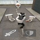 Avec le jeu Devoir du tireur américain de précision 3D: Tir pour Android téléchargez gratuitement Toilet Fight sur le portable ou la tablette.