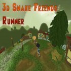 Avec le jeu Gardien de but: Jeux de foot 3D  pour Android téléchargez gratuitement 3d serpent: Course avec les amis sur le portable ou la tablette.
