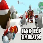 Avec le jeu Snow buggy car death race 3D pour Android téléchargez gratuitement Simulateur d'un mauvais elfe  sur le portable ou la tablette.