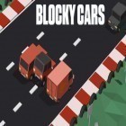 Avec le jeu Saut du bouton pour Android téléchargez gratuitement Voitures de blocs: Course sur une autoroute animée sur le portable ou la tablette.
