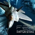 Avec le jeu L'Escadrille pour Android téléchargez gratuitement Poussé de F-22 Raptor: Chasseur à réaction sur le portable ou la tablette.