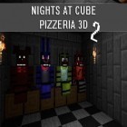 Avec le jeu Le Solitaire + pour Android téléchargez gratuitement Nuits dans une pizzeria cubique 3D 2 sur le portable ou la tablette.