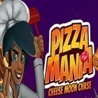 Avec le jeu La Chatte contre le Chien pour Android téléchargez gratuitement Manie de pizza: Poursuite pour un fromage de lune sur le portable ou la tablette.