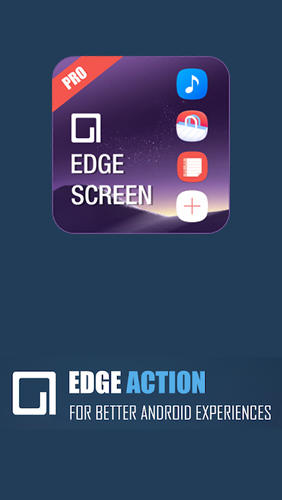 Edge screen: Lanceur de gaucher et lecteur de musique 