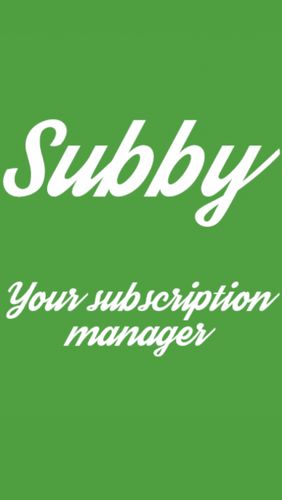 Subby - Gestionnaire de souscription 