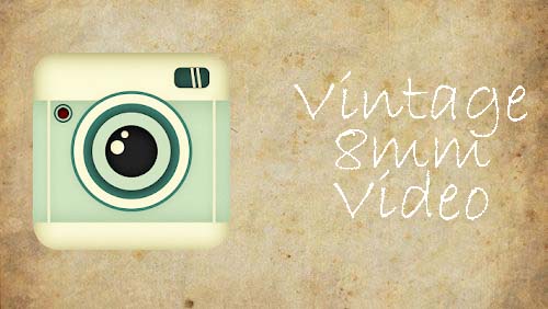 Télécharger l’app Travail avec le graphisme Vidéo de vintage 8mm - VHS  gratuit pour les portables et les tablettes Android.