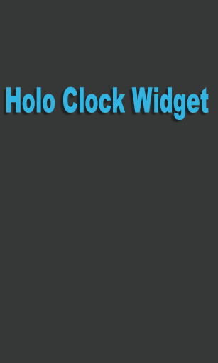 Télécharger l'app Widget holographique de la montre gratuit pour les portables et les tablettes Android.