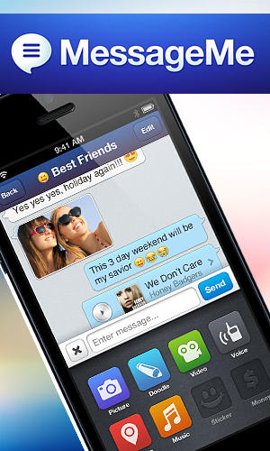 Télécharger l’app Messagerie Message me gratuit pour les portables et les tablettes Android.