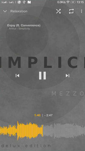 Mezzo: Lecteur de musique  