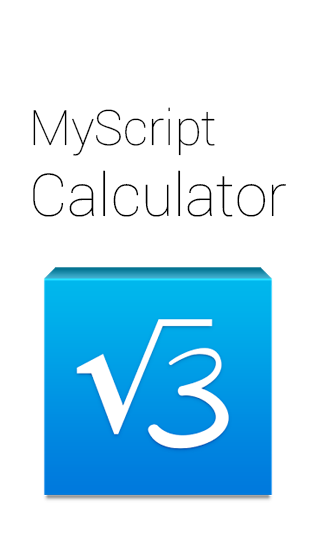 Télécharger l'app Calculateur MyScript  gratuit pour les portables et les tablettes Android 2.3.